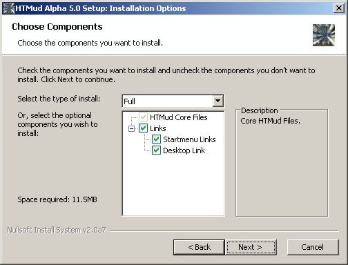 This is the program that installs HTMud.