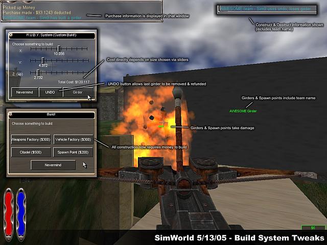 16 - Performed lots of work on the building system.