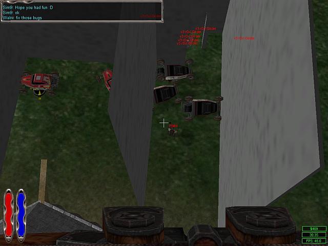 Walrii builds a strange base with tall, thin walls.  Unfortunately, he forgets to build an entrance/exit.