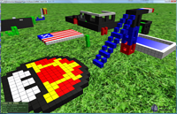 10/11/09 - First test on the newly re-ported linux server.  Lots of building by Walrii  & Sim9