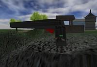 06 - Laser gun model... but it's a little big.  Model import bug led to this oversized gun!
